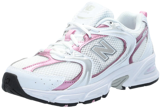 New Balance Unisex 530 Sneaker White/Pink Sugar 8.5 US Men