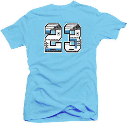 SNELOS Jordan 3 UNC Cement Sneaker Shirt (Blue XX-Large)
